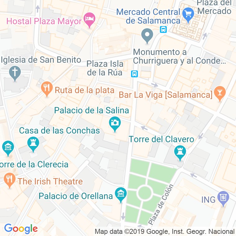 Código Postal calle Felipe Espino en Salamanca
