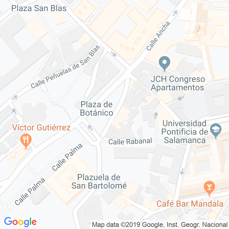 Código Postal calle Sierpes en Salamanca