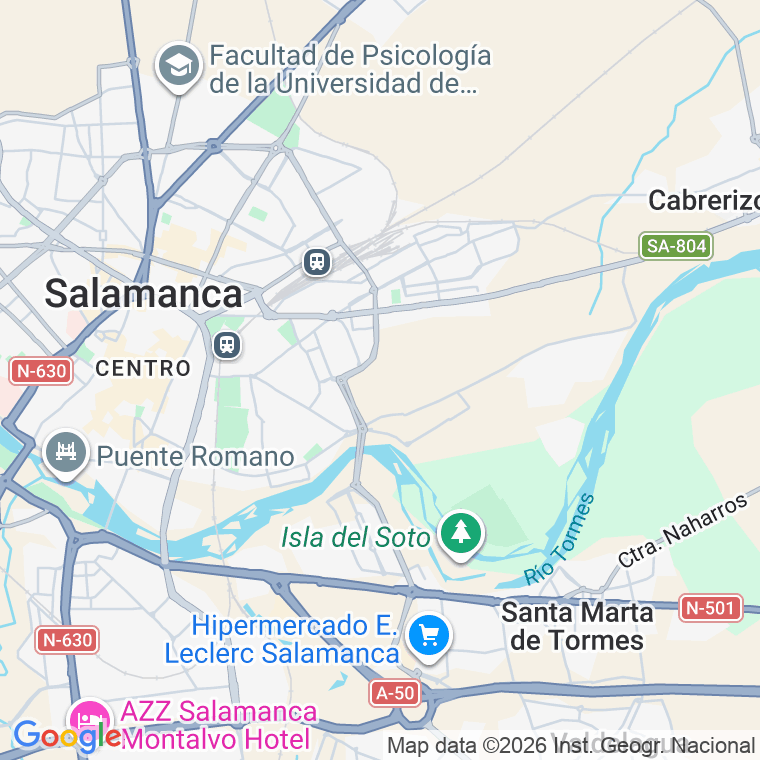 Código postal de Deposito en Salamanca