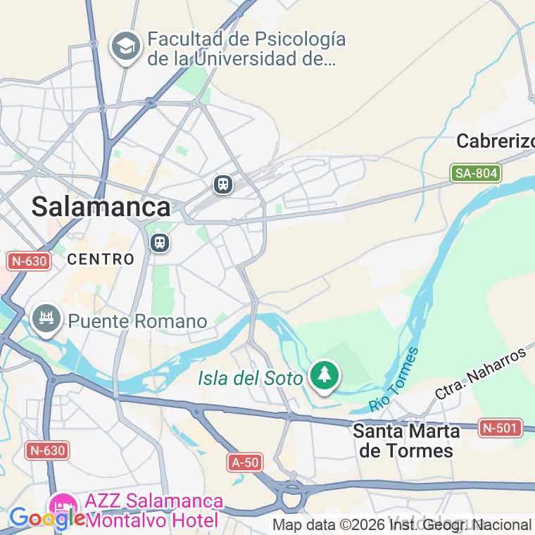 Código postal de Uruguay en Salamanca
