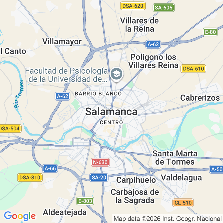 Código postal de Barcelona, Plaza en Salamanca