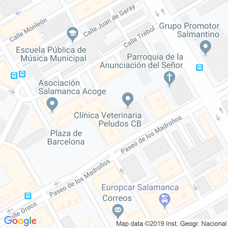 Código Postal calle Blas Otero en Salamanca