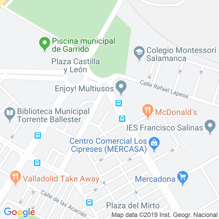 Código Postal calle Lilas en Salamanca