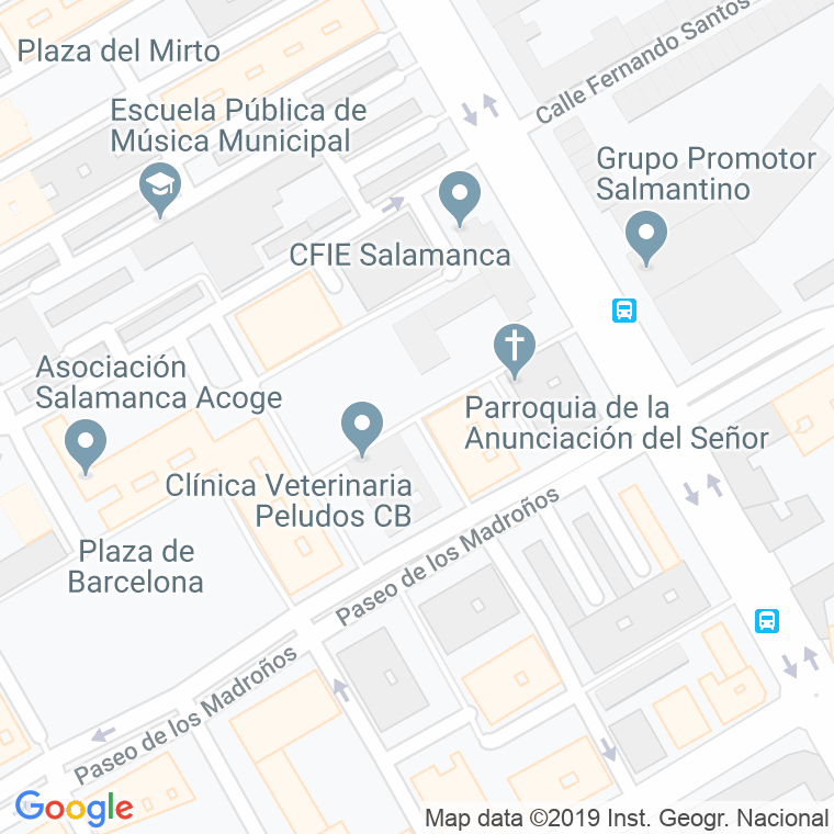 Código Postal calle Miguel Hernandez en Salamanca