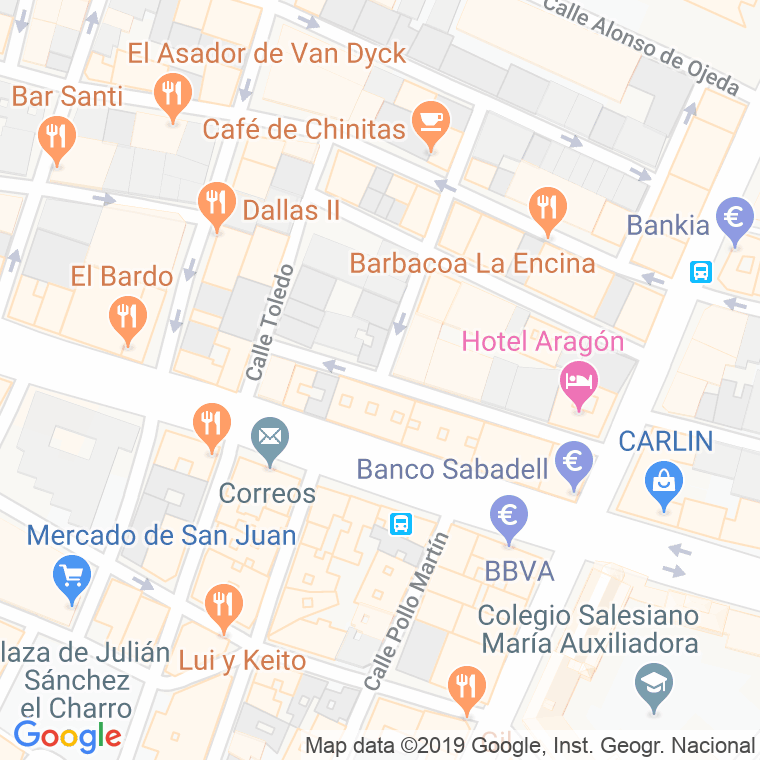 Código Postal calle Pinzones, Los en Salamanca
