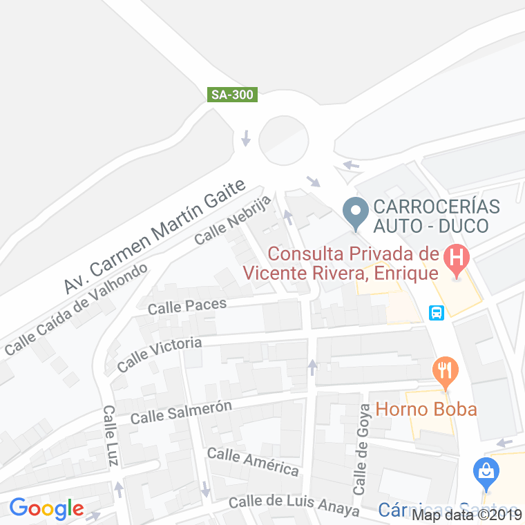 Código Postal calle Alberto Durero en Salamanca