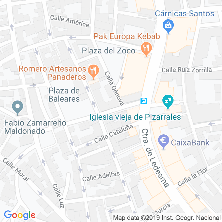 Código Postal calle Andalucia en Salamanca