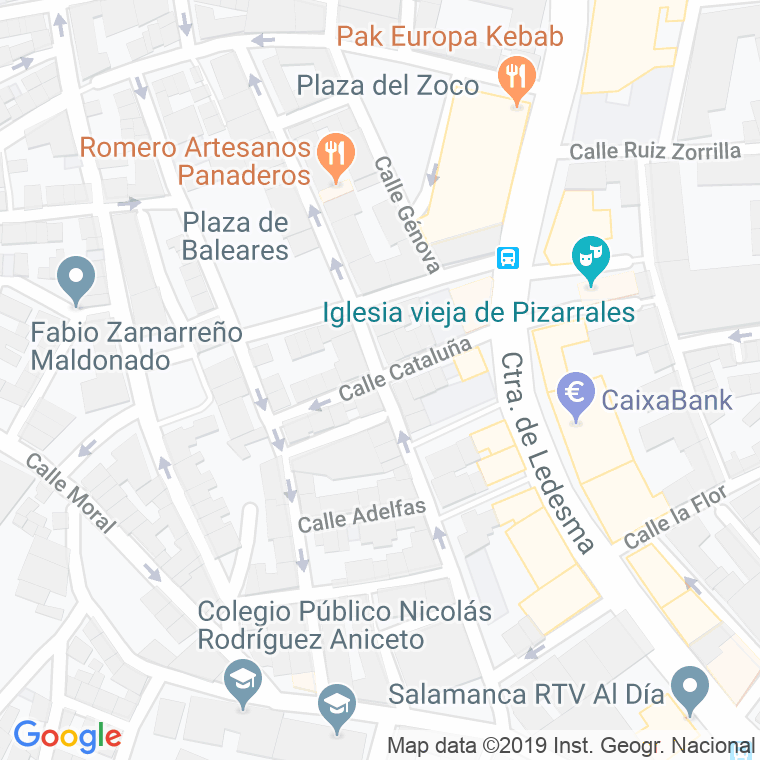 Código Postal calle Candido Albarran en Salamanca