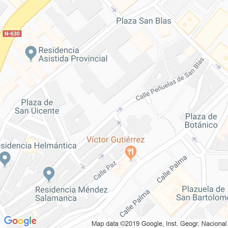 Código Postal calle Encarnacion, cuesta en Salamanca