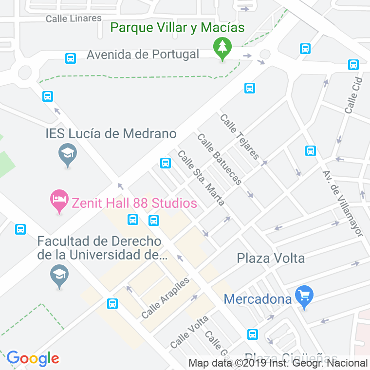 Código Postal calle Hogar en Salamanca