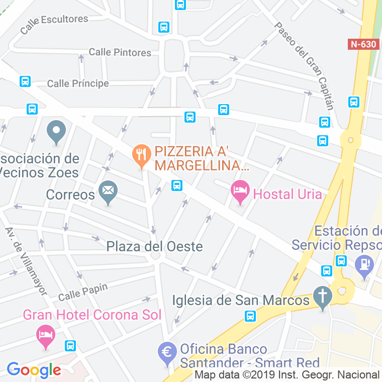 Código Postal calle Italia, avenida (Impares Del 1 Al Final) en Salamanca