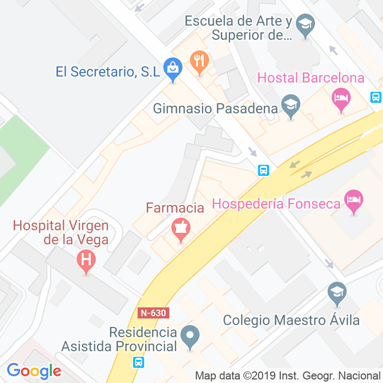 Código Postal calle Licenciados en Salamanca
