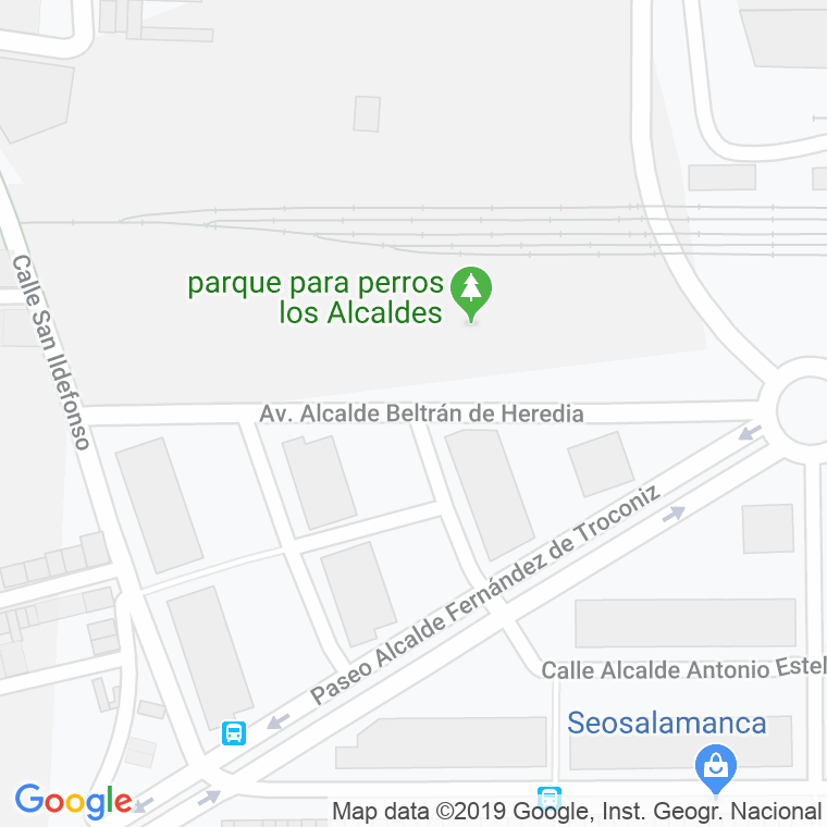 Código Postal calle Alcalde Beltran De Heredia, avenida en Salamanca
