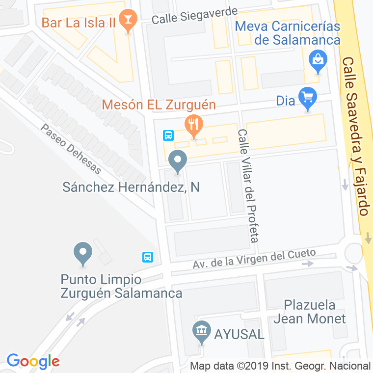 Código Postal calle Amatos en Salamanca