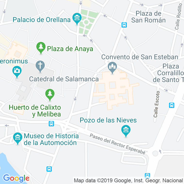 Código Postal calle Arroyo De Santo Domingo en Salamanca