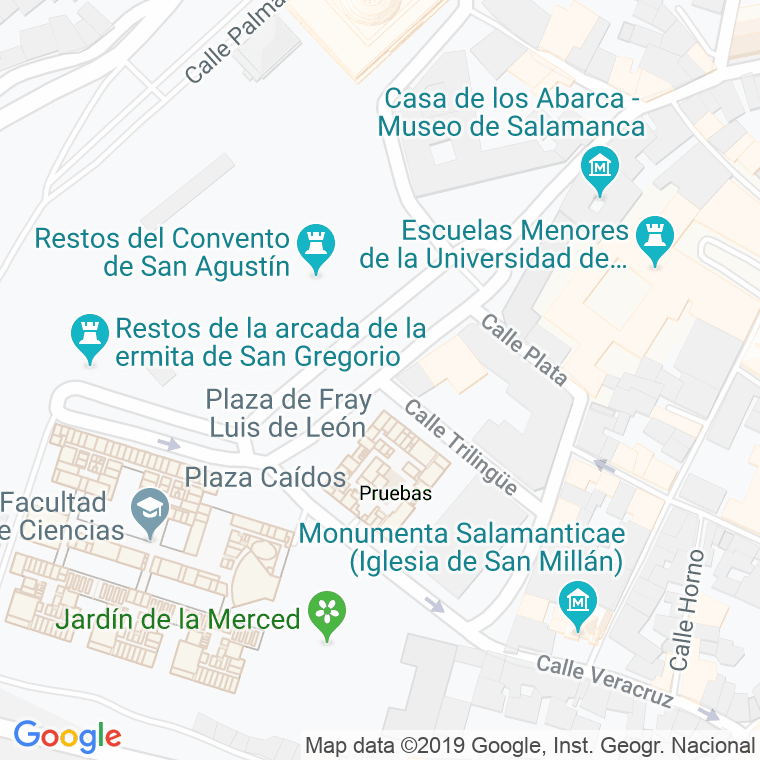 Código Postal calle Balmes en Salamanca