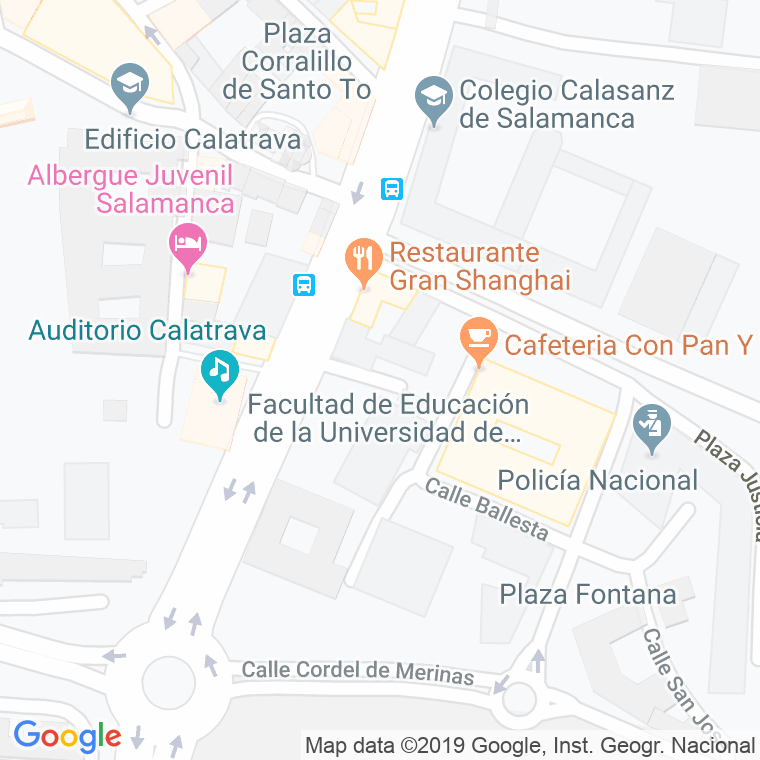 Código Postal calle Colegio Solis en Salamanca