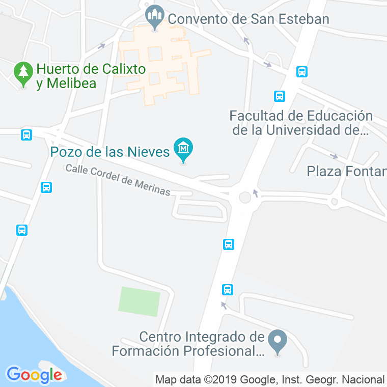 Código Postal calle Cordel De Merinas en Salamanca