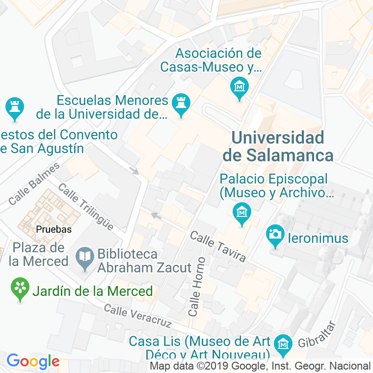 Código Postal calle Corral De Guevara en Salamanca