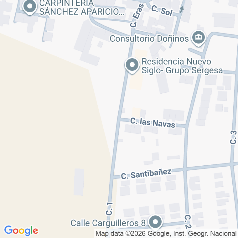 Código postal de Calle Navas en Doñinos de Salamanca