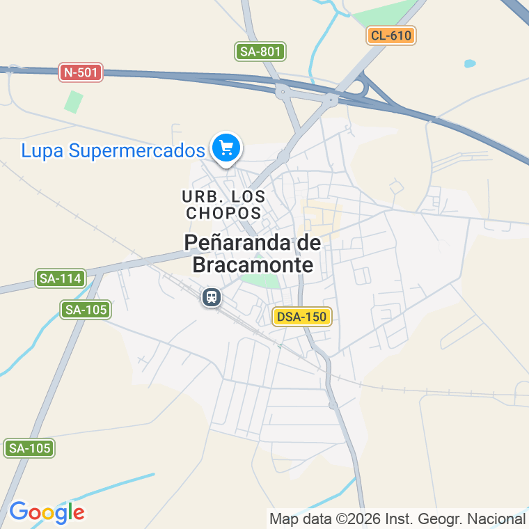 Código postal de Peñaranda de Bracamonte en Salamanca