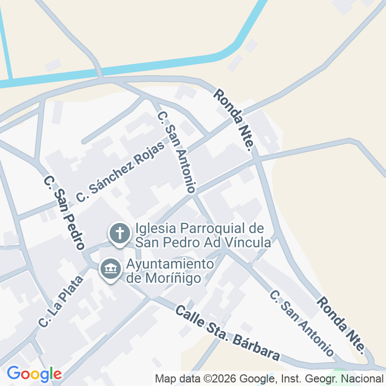 Código postal de Calle Virgen de los Milagros en Moriñigo
