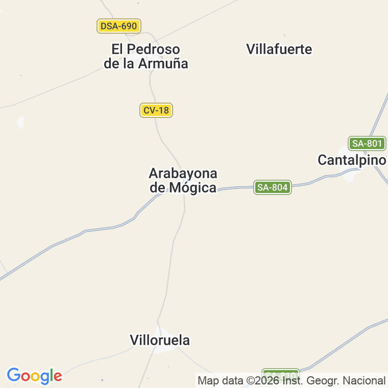 Código postal de Calle Carril en Arabayona de Mogica