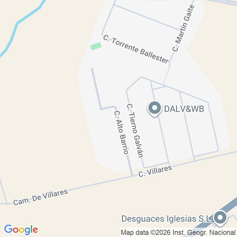 Código postal de Calle Alto Barrio en Alto del Barrio
