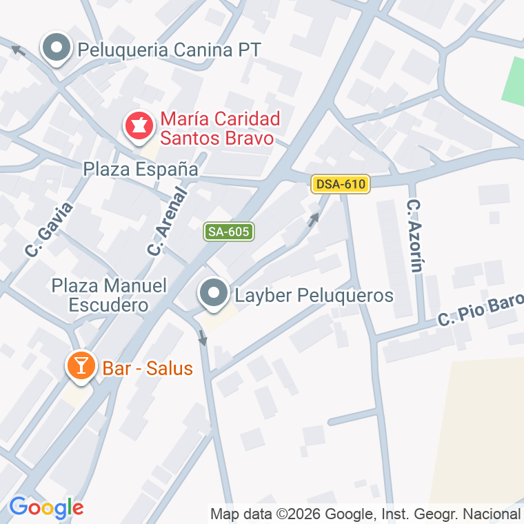 Código postal de Calle Ronda del Pueblo en S Cristobal Cuesta