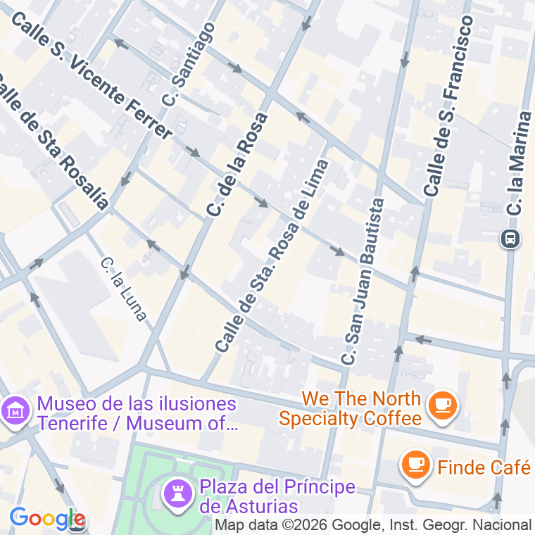 Código postal de Santa Rosa de Lima en Santa Cruz de Tenerife
