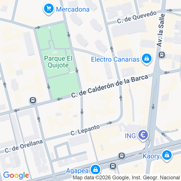 Código postal de Calderon de la Barca en Santa Cruz de Tenerife