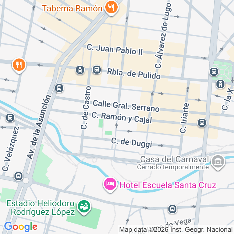 Código postal de Cllon Duggi, Transversal en Santa Cruz de Tenerife