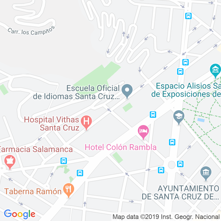 Código Postal calle Enrique Wolfson   (Impares Del 1 Al 27)  (Pares Del 2 Al 8) en Santa Cruz de Tenerife