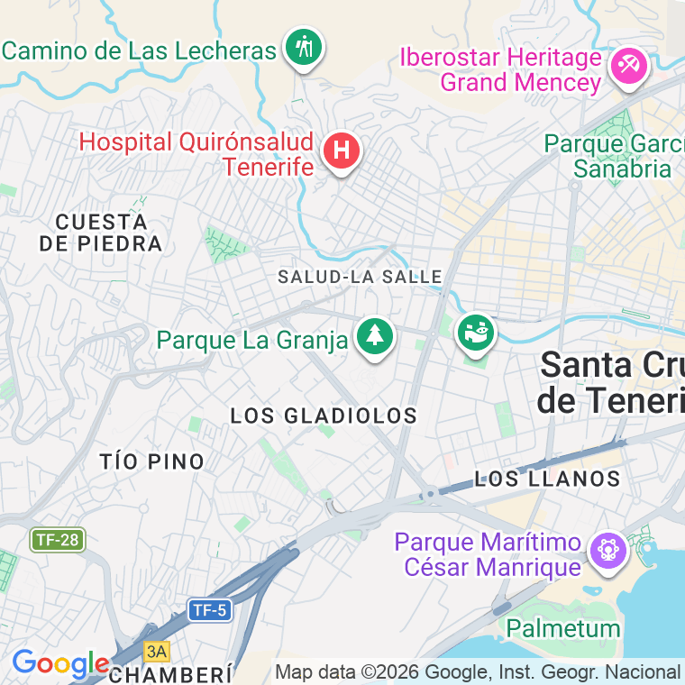 Código postal de Cllon Bravo en Santa Cruz de Tenerife