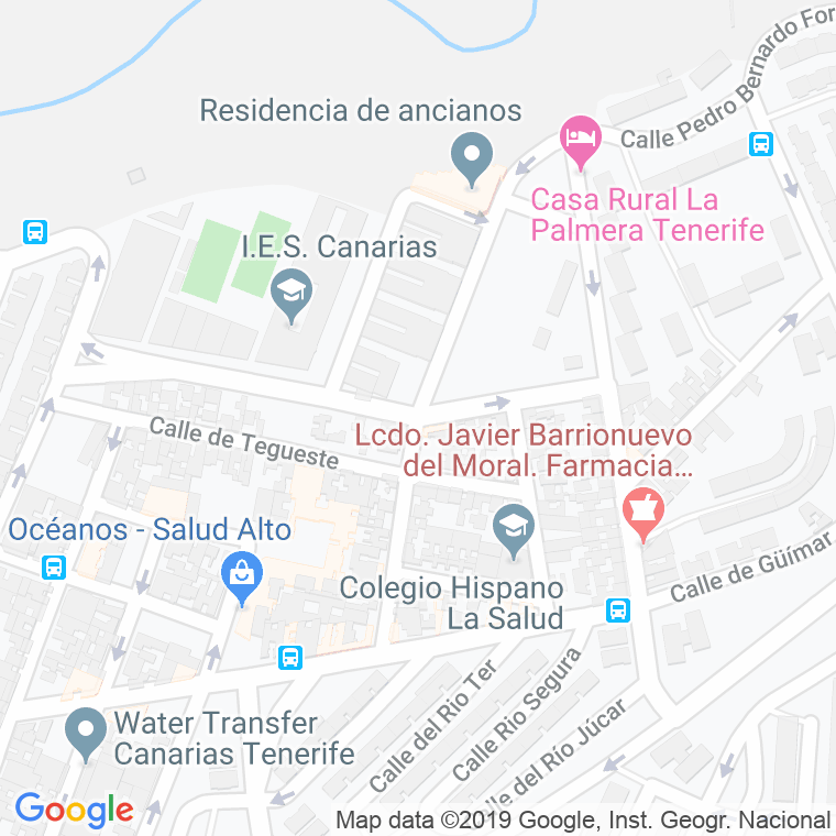 Código Postal calle Adeje en Santa Cruz de Tenerife