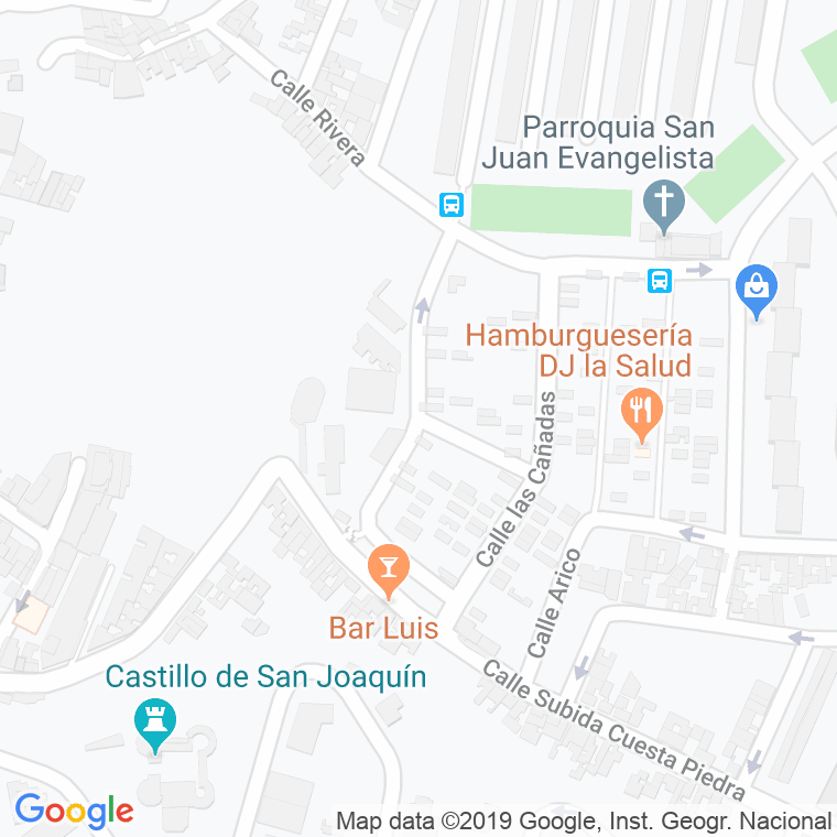 Código Postal calle Guancha, La en Santa Cruz de Tenerife