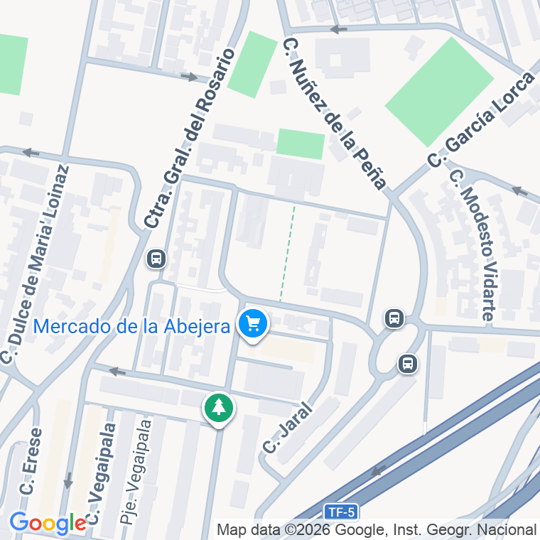 Código postal de Plaza Bartolome Garcia Lorenzo en Santa Cruz de Tenerife