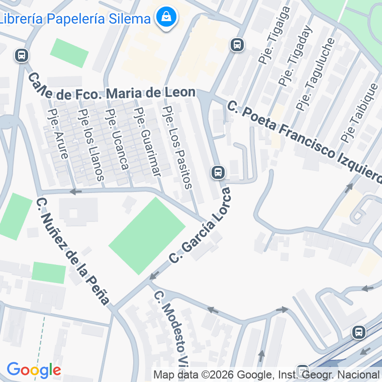 Código postal de Senda Pasitos (los) en Santa Cruz de Tenerife