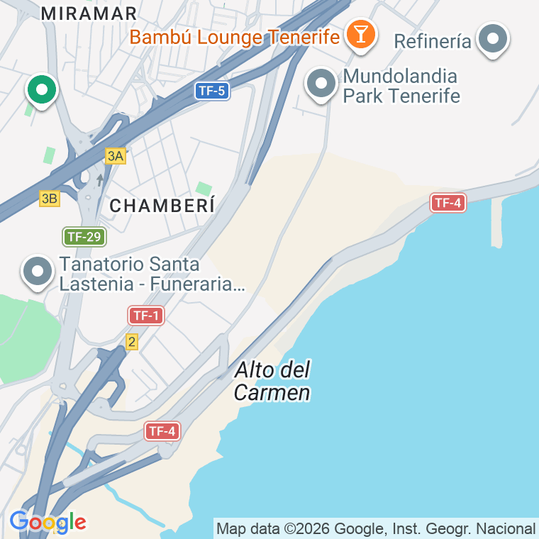 Código postal de Anatolio de Fuentes Garcia en Santa Cruz de Tenerife