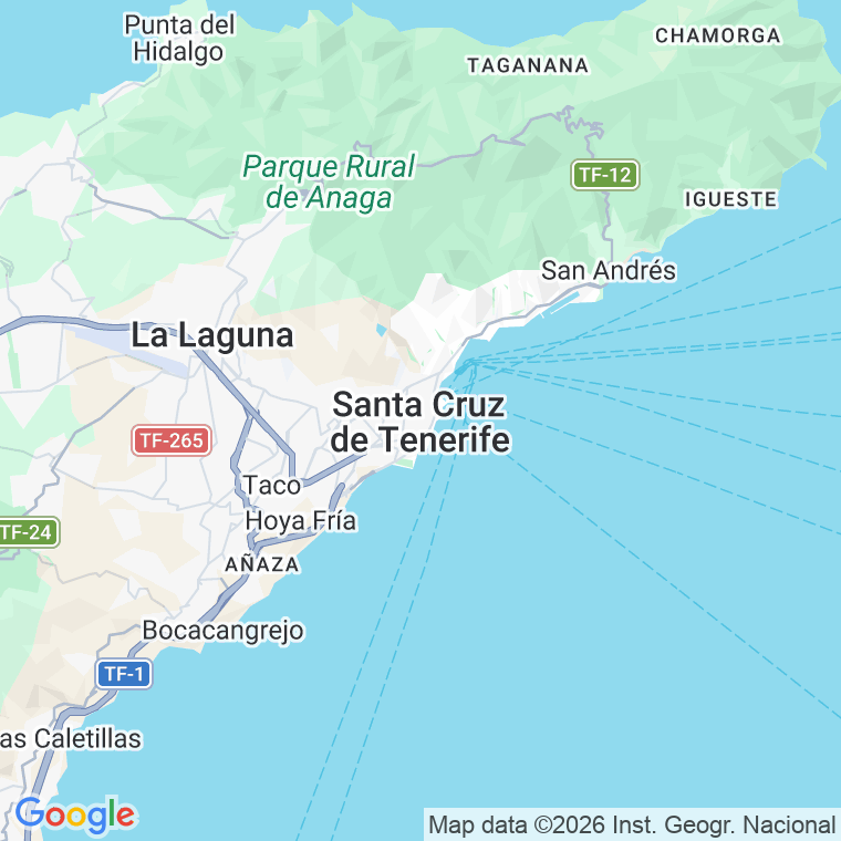 Código postal de Bolivia en Santa Cruz de Tenerife