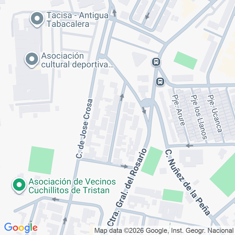 Código postal de Juan de Mattos y Azofra en Santa Cruz de Tenerife