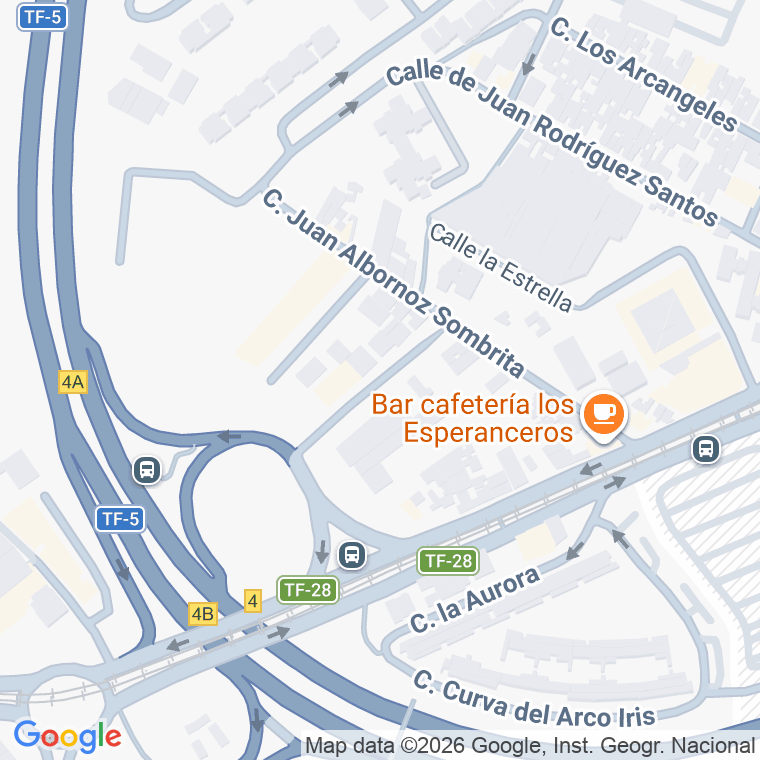 Código postal de Calle Flores (las) en Santa Cruz de Tenerife