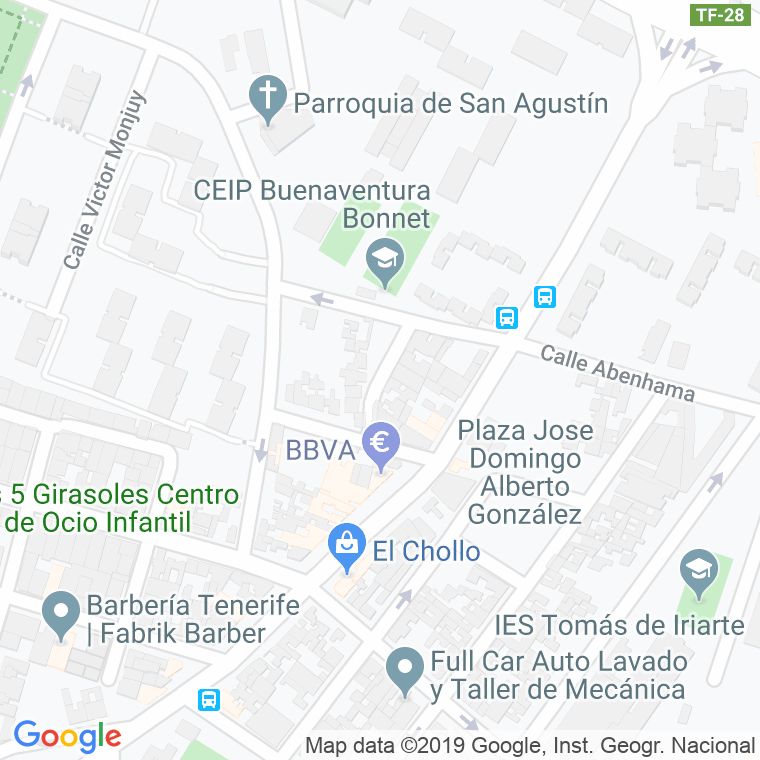 Código Postal calle Atahualpa en Santa Cruz de Tenerife
