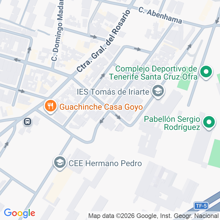 Código postal de Juan de Garay en Santa Cruz de Tenerife