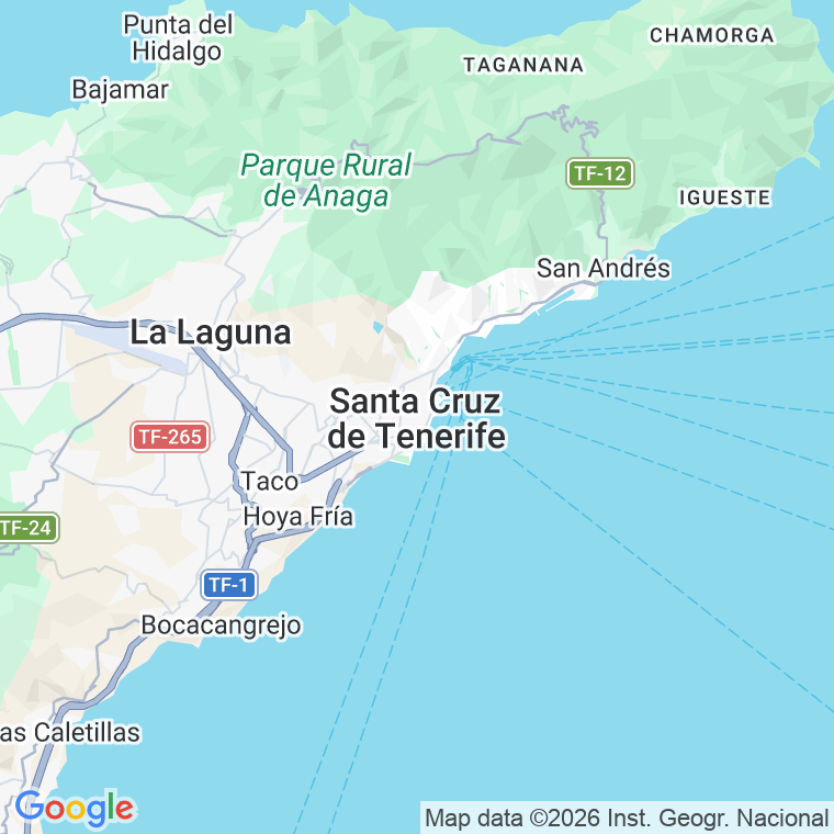Código postal de Codigo Postal para Apartados Particulares y Lista en Santa Cruz de Tenerife