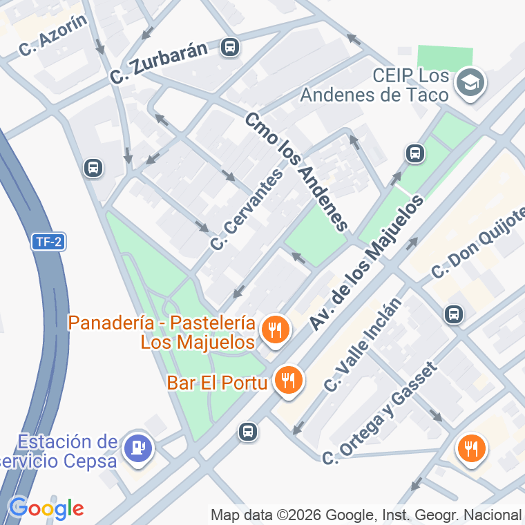 Código postal de Calle Julio Romero de Torres en Andenes (los)