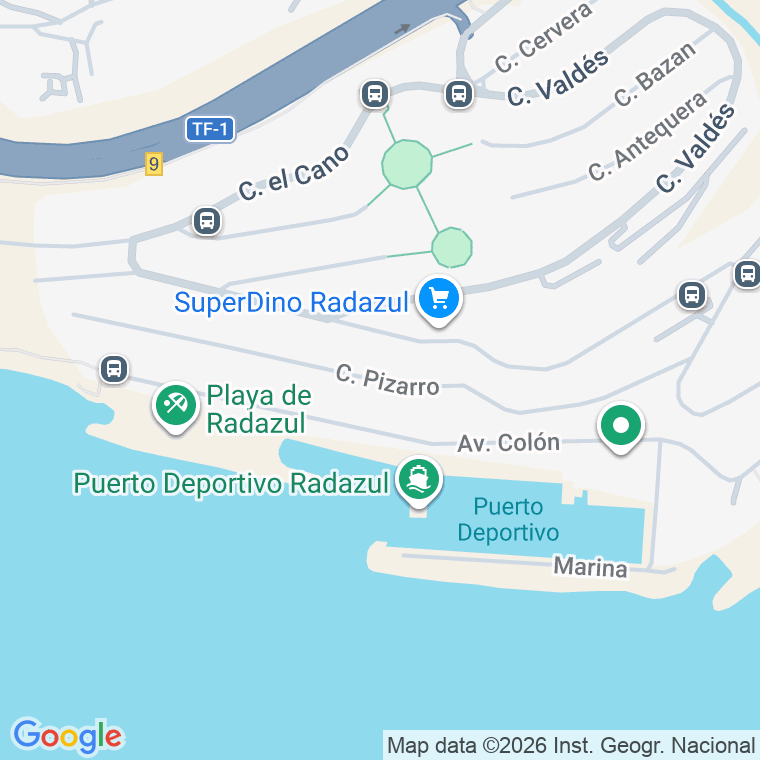 Código postal de Calle Pizarro en Radazul bajo