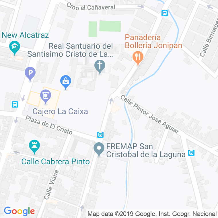 Código Postal calle Cristo, Del, plaza en Laguna,La