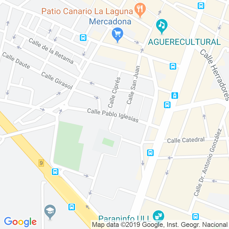 Código Postal calle Pablo Iglesias, avenida en Laguna,La