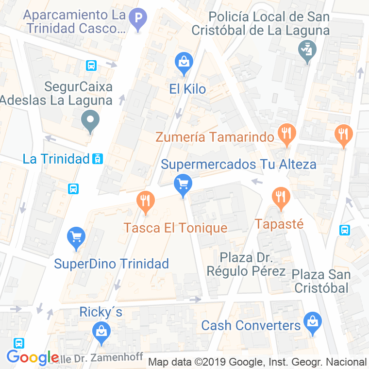Código Postal calle Barcelona en Laguna,La